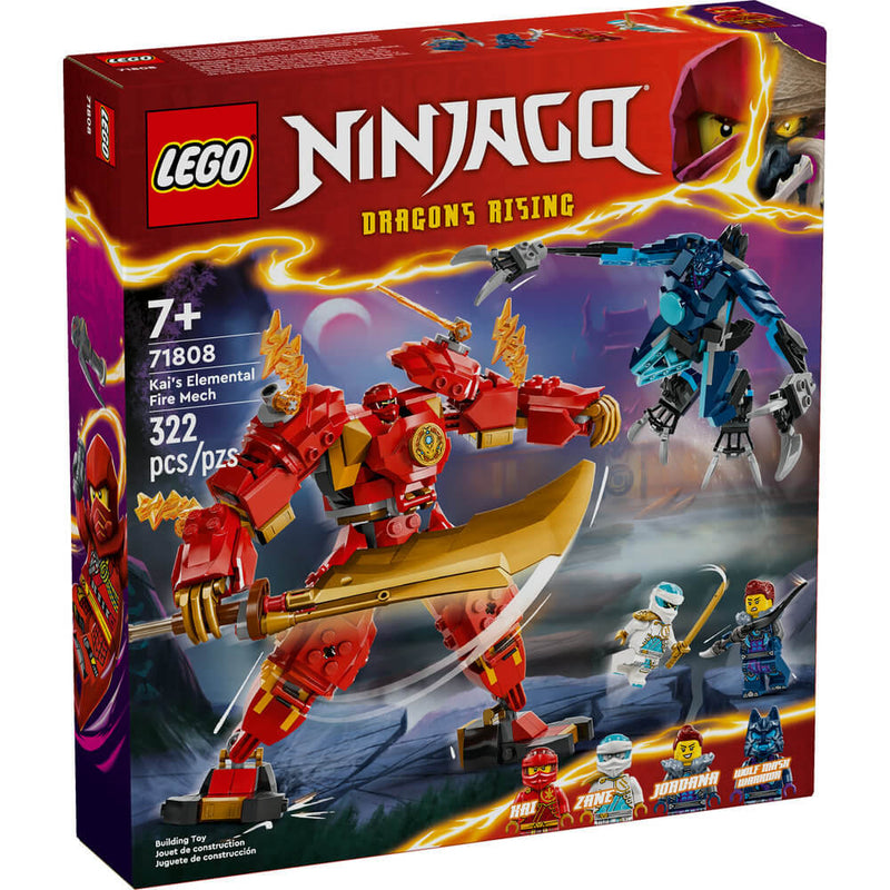 Lego 71808 Ninjago Kai's Elemental Fire Mech - 322 Pieces