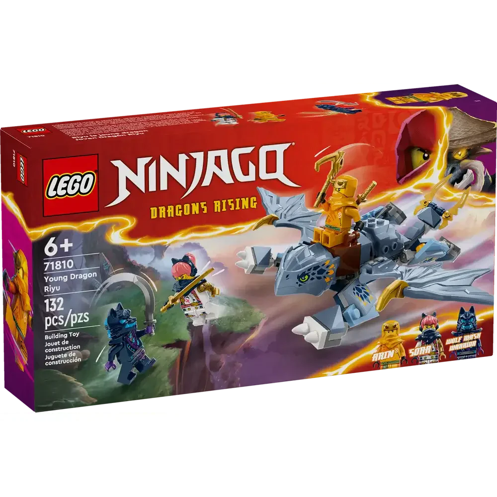 Lego 71810 Ninjago Young Dragon Riyu (132 Pieces)