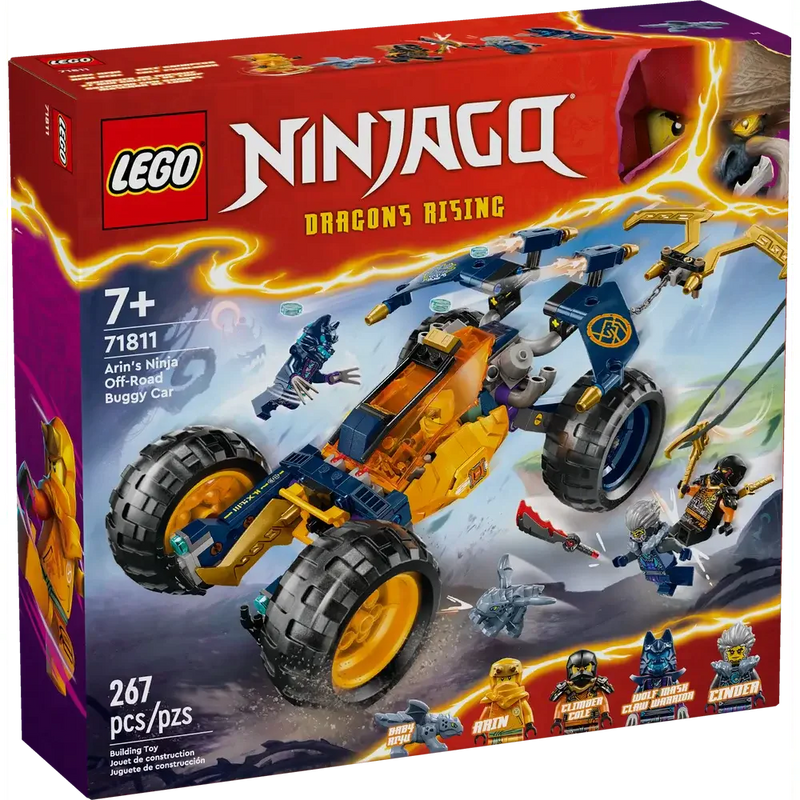 Lego 71811 Ninjago Arin's Ninja Off-Road Buggy Car (267 Pieces)