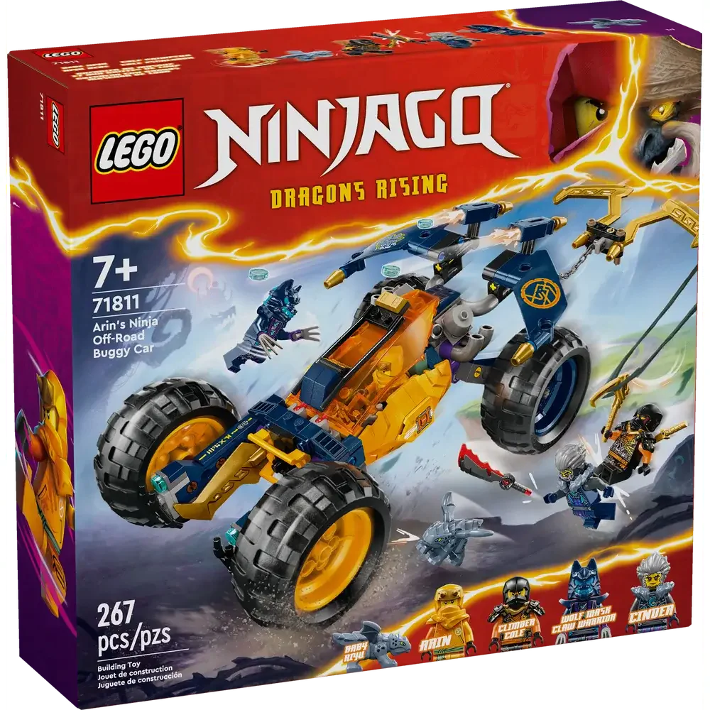 Lego 71811 Ninjago Arin's Ninja Off-Road Buggy Car (267 Pieces)