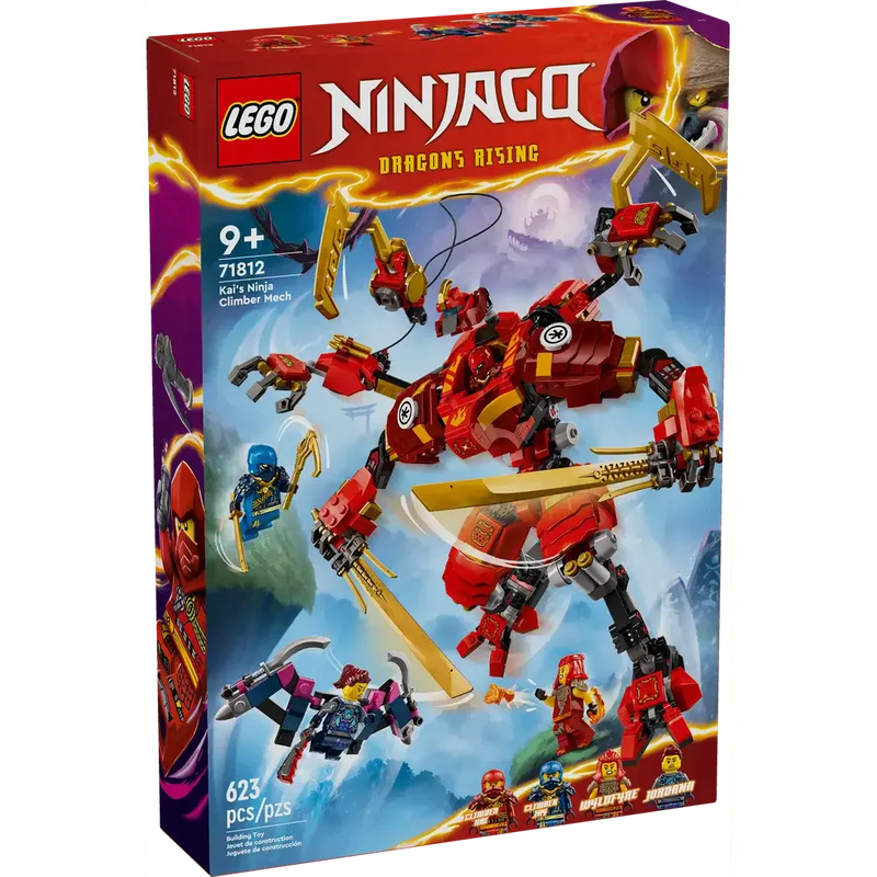 Lego 71812 Ninjago Kai's Ninja Climber Mech (623 Pieces)