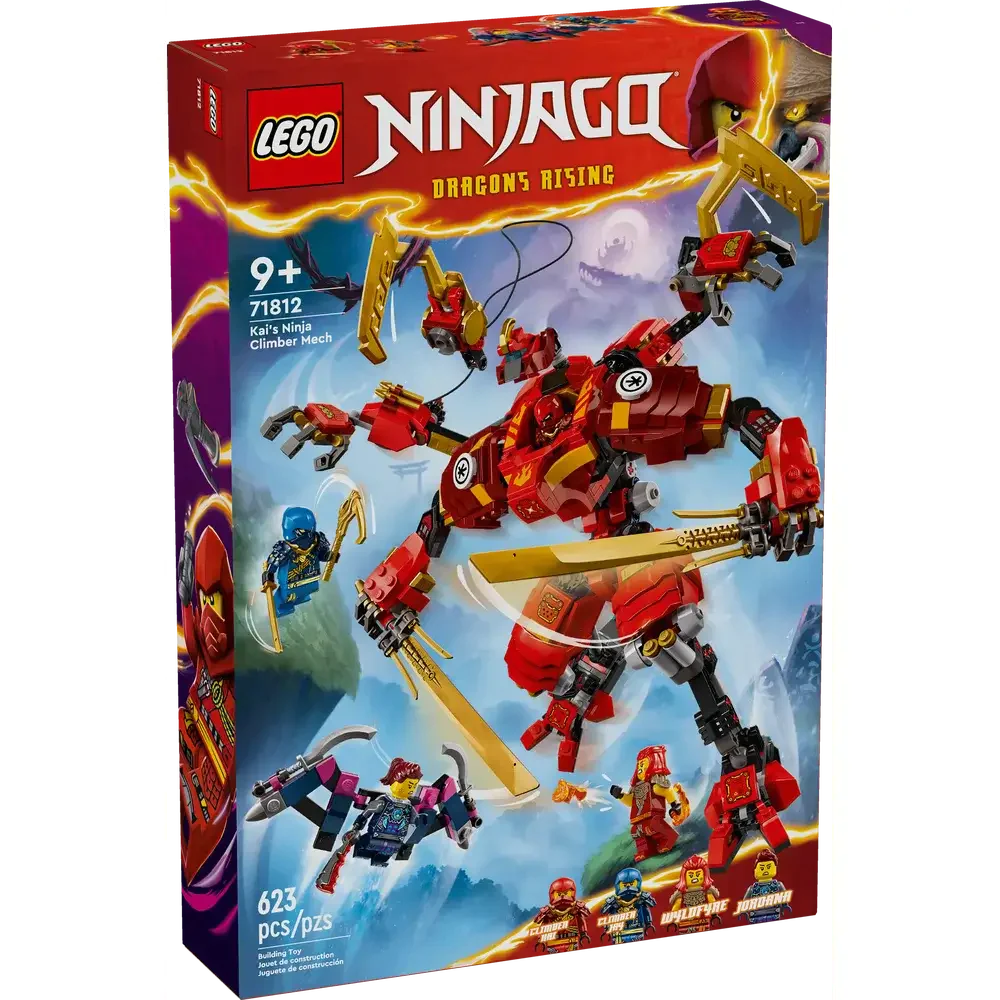 Lego 71812 Ninjago Kai's Ninja Climber Mech (623 Pieces)