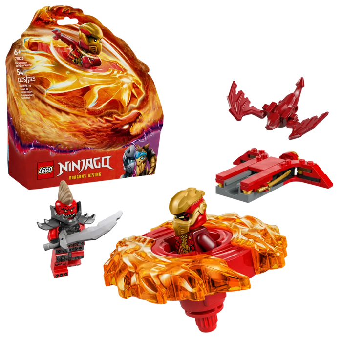 Lego 71823 Ninjago Kai's Dragon Spinjitzu Spinner (54 Pieces)-Construction-LEGO-Toycra