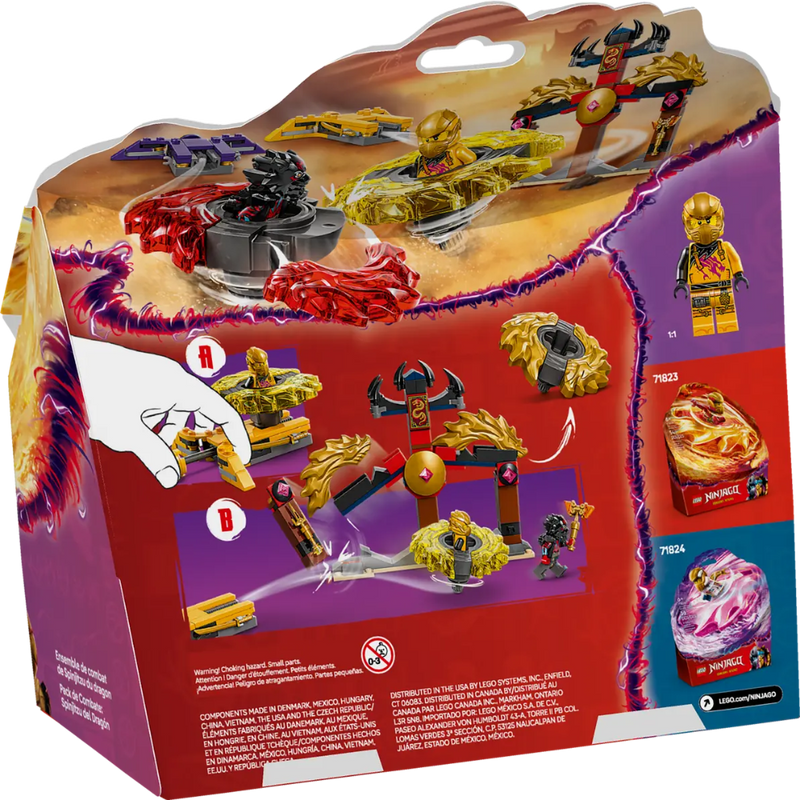 Lego 71826 Ninjago Dragon Spinjitzu Battle Pack (186 Pieces)