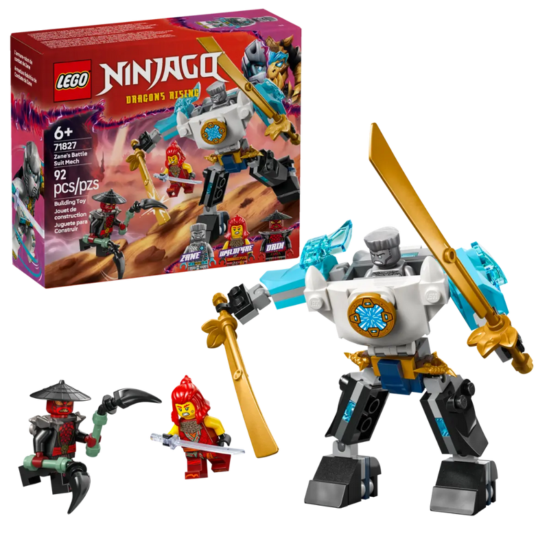 Lego 71827 Ninjago Zane's Battle Suit Mech (92 Pieces)