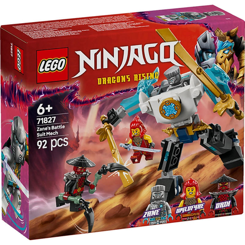 Lego 71827 Ninjago Zane's Battle Suit Mech (92 Pieces)