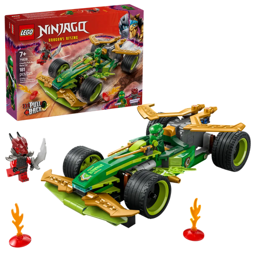 Lego 71828 Ninjago Lloyd's Pull-Back Race Car (181 Pieces)-Construction-LEGO-Toycra