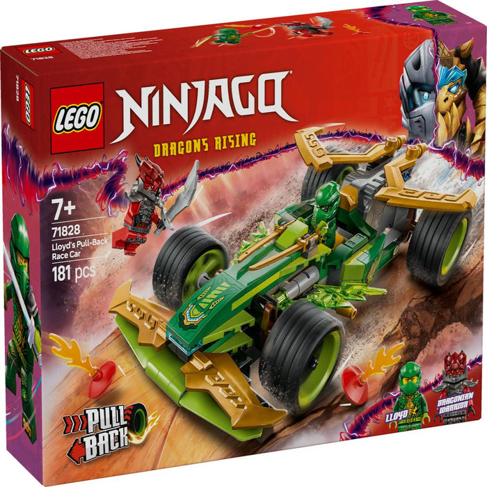 Lego 71828 Ninjago Lloyd's Pull-Back Race Car (181 Pieces)-Construction-LEGO-Toycra