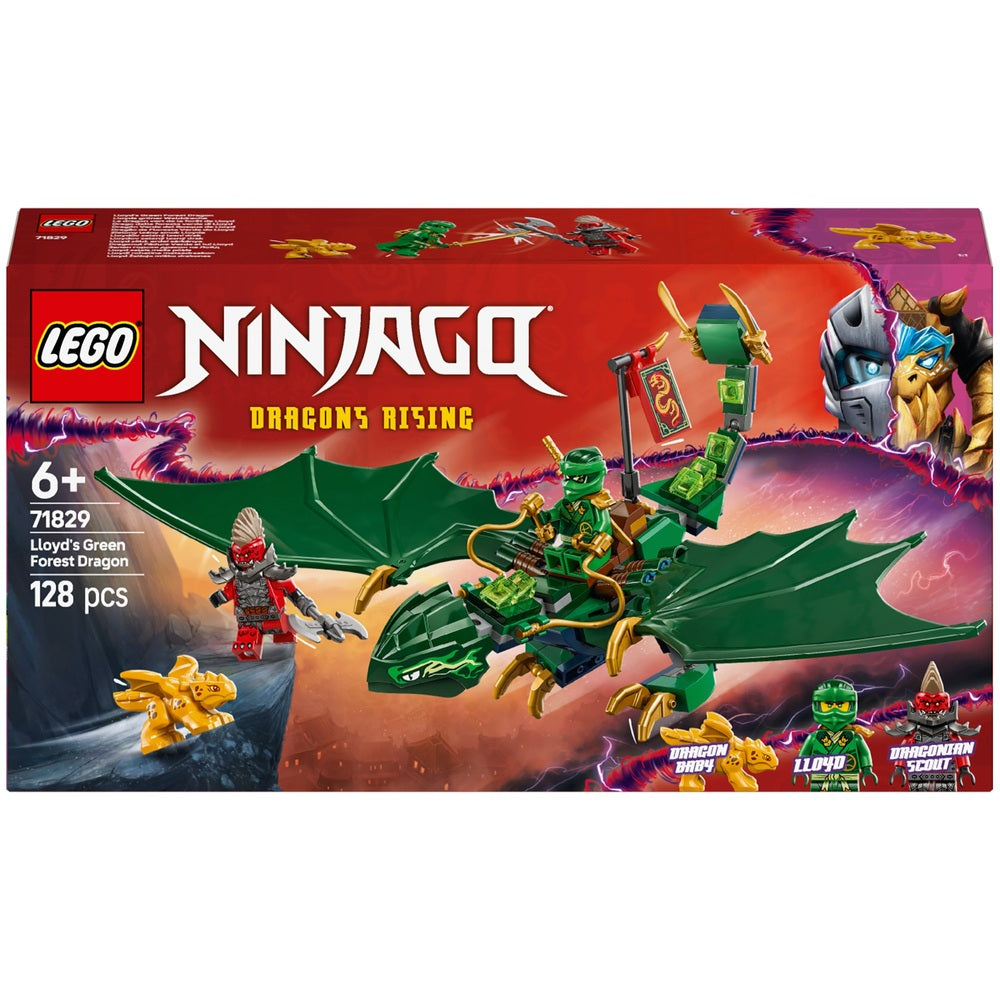 Lego 71829 Ninjago Lloyd's Green Forest Dragon (128 Pieces)
