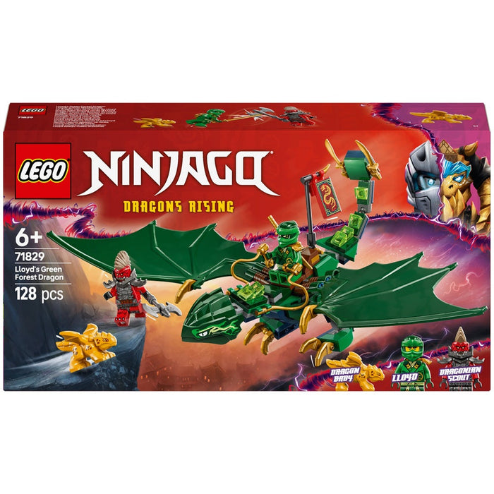 Lego 71829 Ninjago Lloyd's Green Forest Dragon (128 Pieces)-Construction-LEGO-Toycra