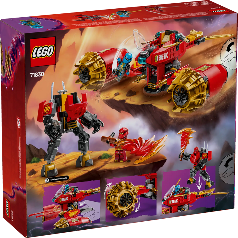 Lego 71830 Ninjago Kai's Mech Storm Rider (333 Pieces)