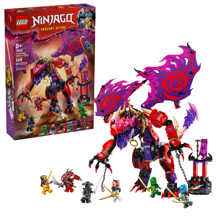 Lego 71832 Ninjago Thunderfang Dragon Of Chaos (668 Pieces)-Construction-LEGO-Toycra