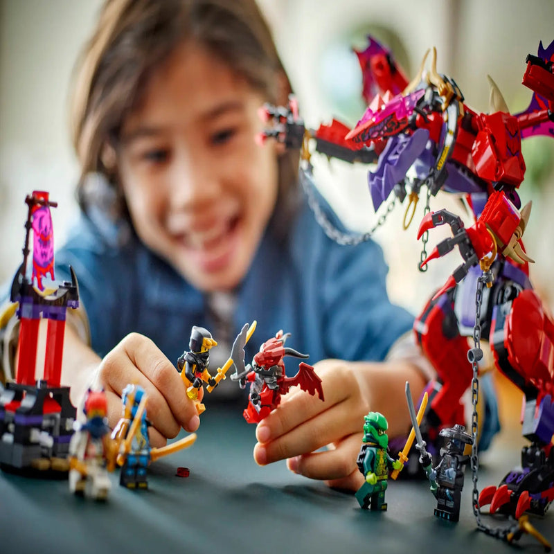 Lego 71832 Ninjago Thunderfang Dragon Of Chaos (668 Pieces)