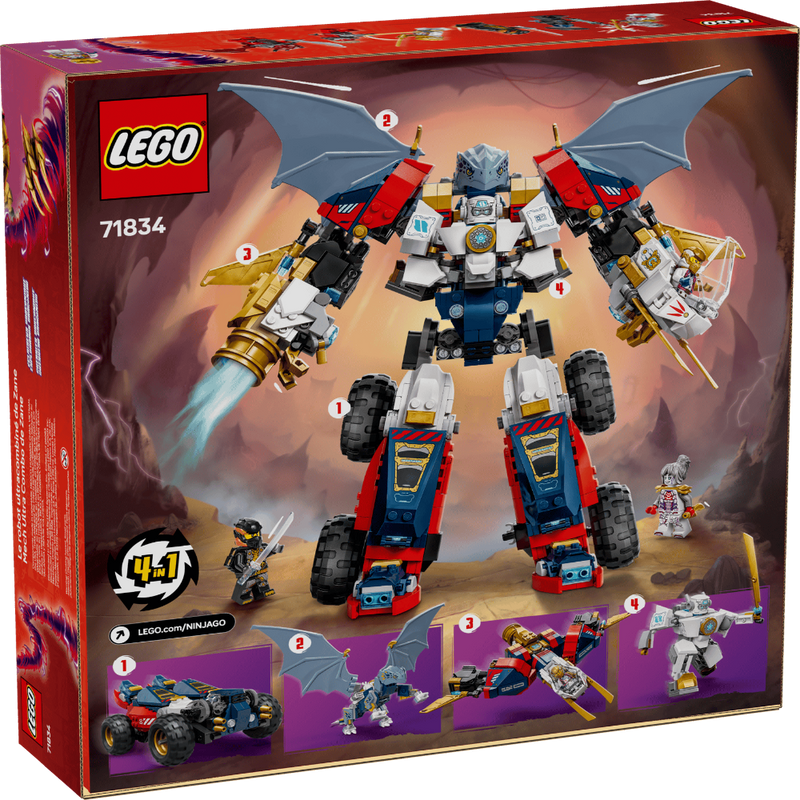 Lego 71834 Ninjago Zane's Ultra Combiner Mech (1187 Pieces)