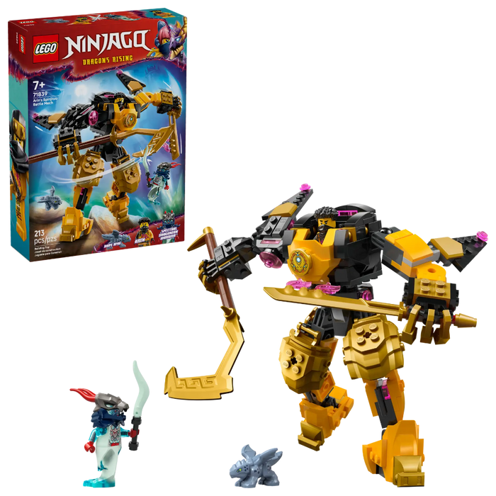 Lego 71839 Arin's Ninjago Spinjitzu Battle Mech (213 Pieces)-Construction-LEGO-Toycra