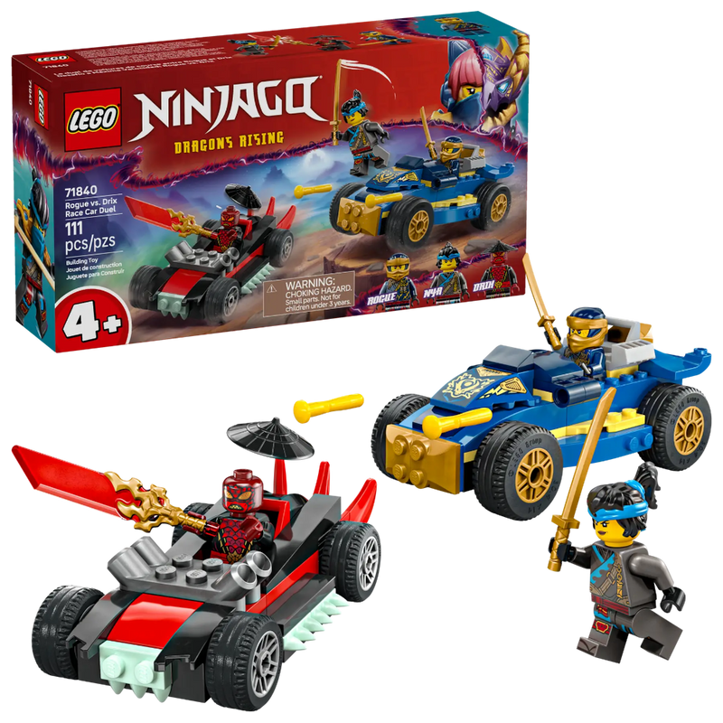 Lego 71840 Ninjago Rogue Vs. Drix Race Car Duel (111 Pieces)