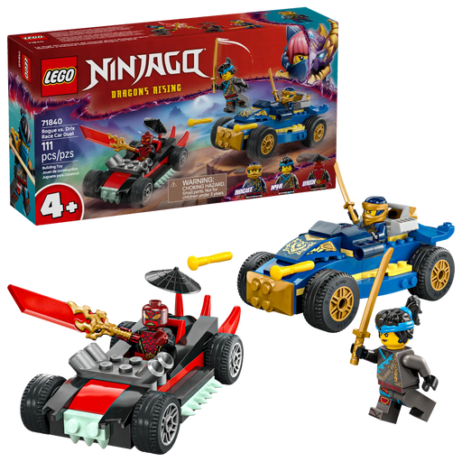 Lego 71840 Ninjago Rogue Vs. Drix Race Car Duel (111 Pieces)-Construction-LEGO-Toycra