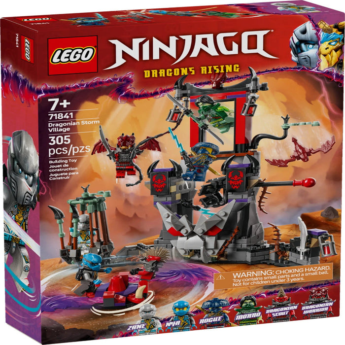 Lego 71841 Ninjago Dragonian Storm Village (305 Pieces)-Construction-LEGO-Toycra