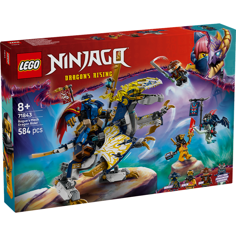 Lego 71843 Ninjago Rogue's Mech Dragon Rider (584 Pieces)