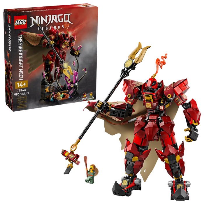 Lego 71846 Ninjago The Fire Knight Mech (996 Pieces)-Construction-LEGO-Toycra
