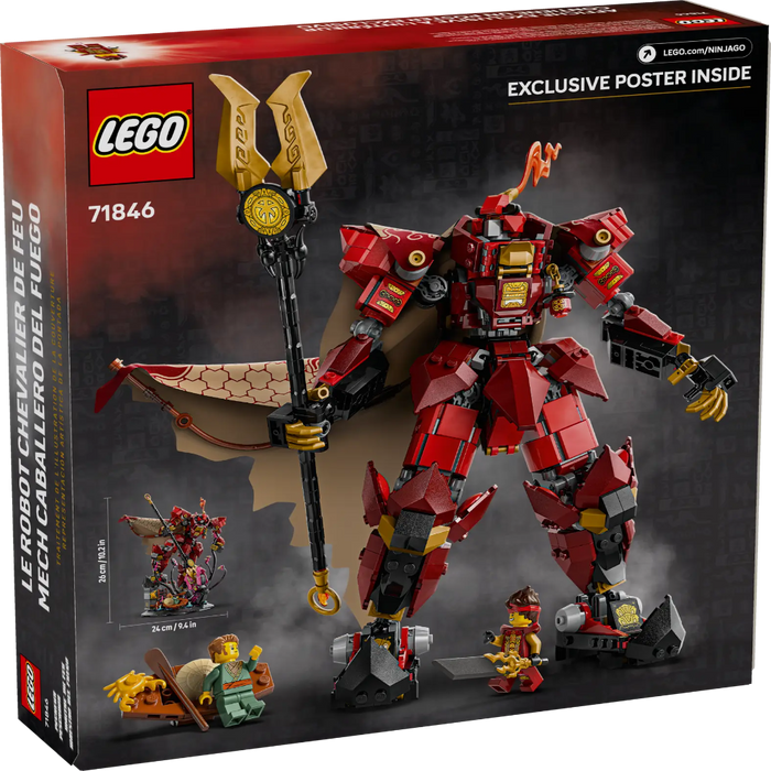 Lego 71846 Ninjago The Fire Knight Mech (996 Pieces)-Construction-LEGO-Toycra