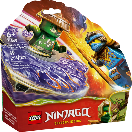 Lego 71849 Ninjago Nya Vs. Mutation Monster Spinner (49 Pieces)
