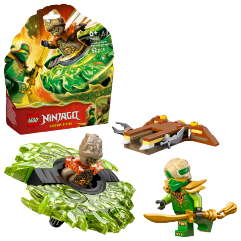 Lego 71850 Ninjago Lloyd Vs. Earth Monster Spinner (52 Pieces)