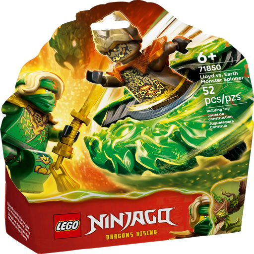 Lego 71850 Ninjago Lloyd Vs. Earth Monster Spinner (52 Pieces)