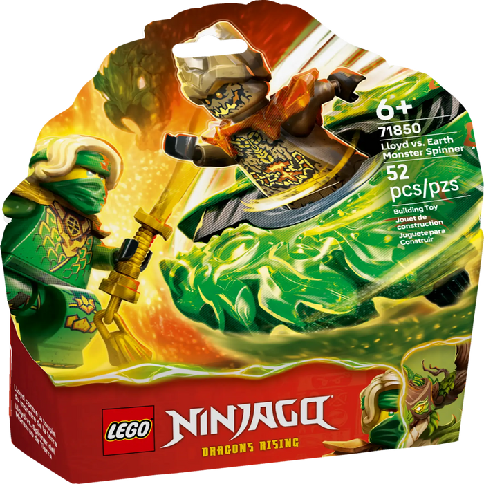 Lego 71850 Ninjago Lloyd Vs. Earth Monster Spinner (52 Pieces)-Construction-LEGO-Toycra