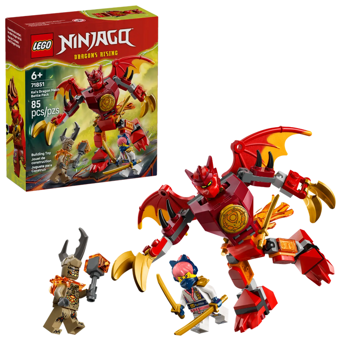 Lego 71851 Ninjago Kai's Dragon Mech Battle Pack (85 Pieces)-Construction-LEGO-Toycra