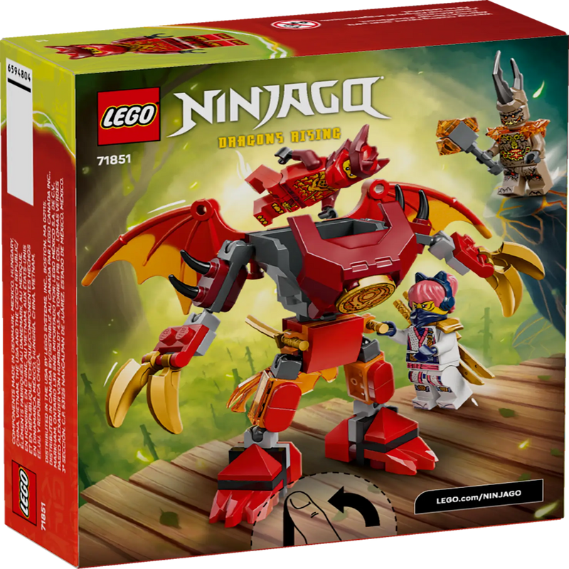 Lego 71851 Ninjago Kai's Dragon Mech Battle Pack (85 Pieces)