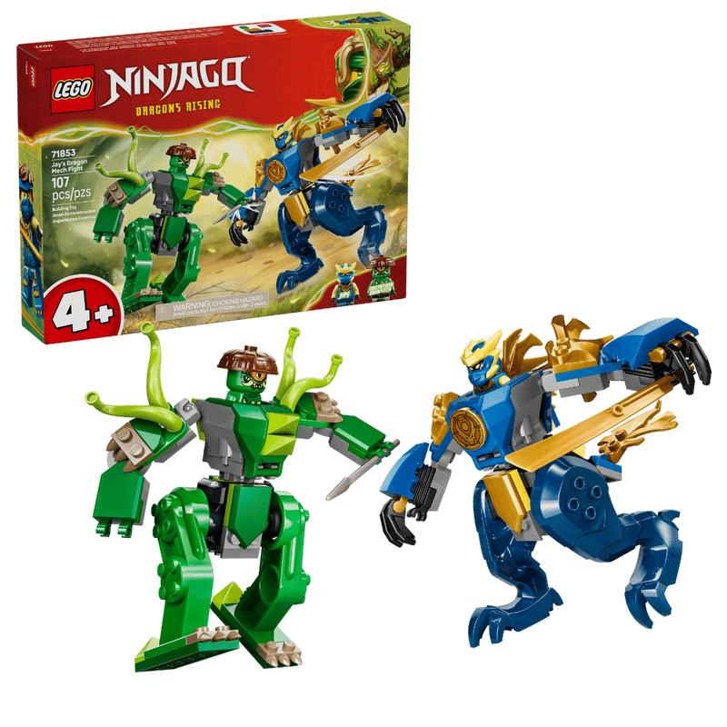 Lego 71853 Ninjago Jay's Dragon Mech Fight (107 Pieces)-Construction-LEGO-Toycra