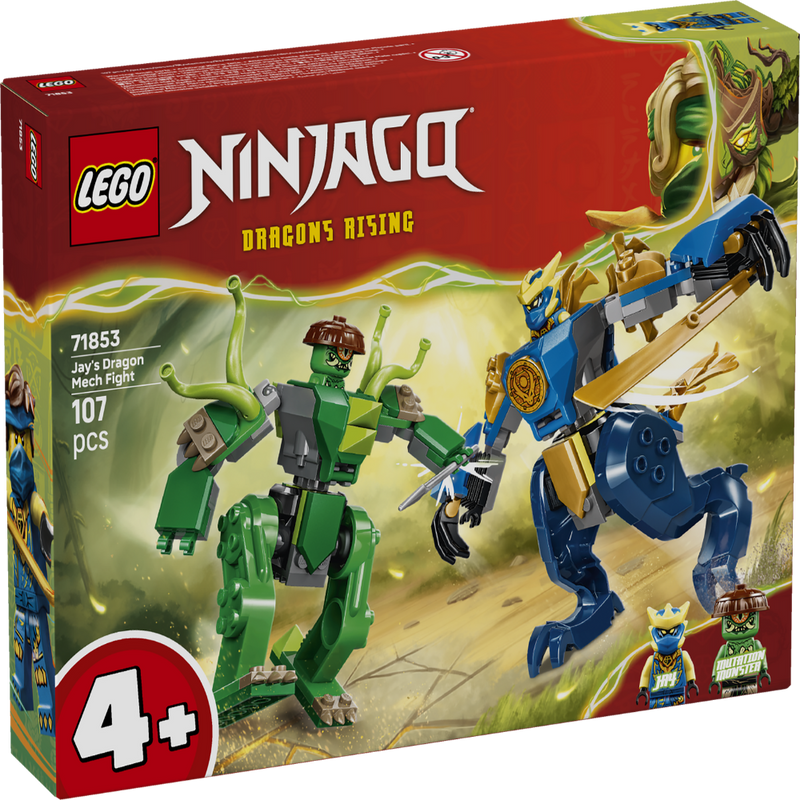 Lego 71853 Ninjago Jay's Dragon Mech Fight (107 Pieces)-Construction-LEGO-Toycra