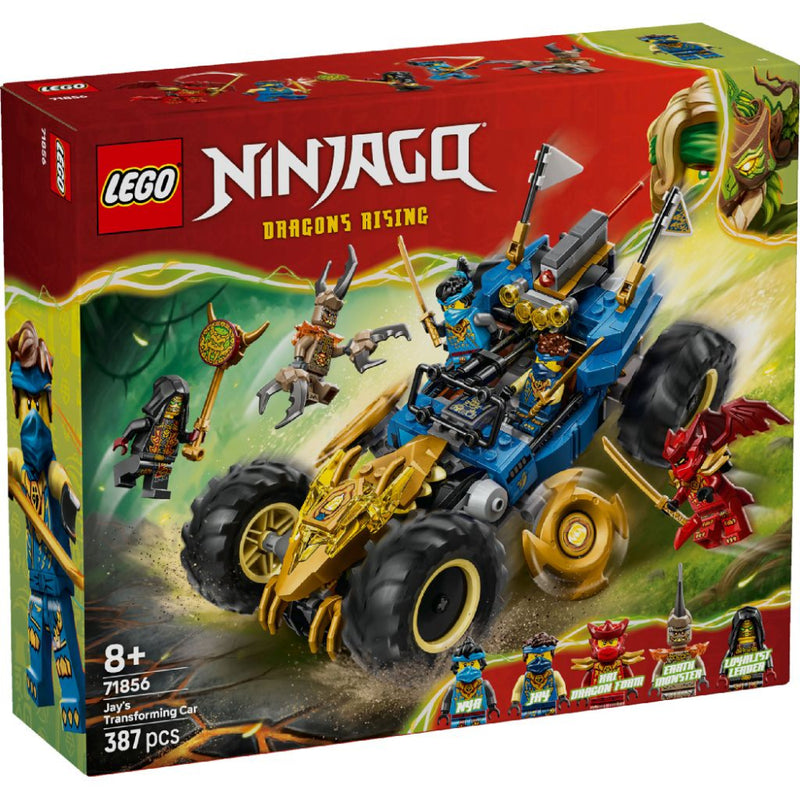 Lego 71856 Ninjago Jay's Transforming Car (387 Pieces)
