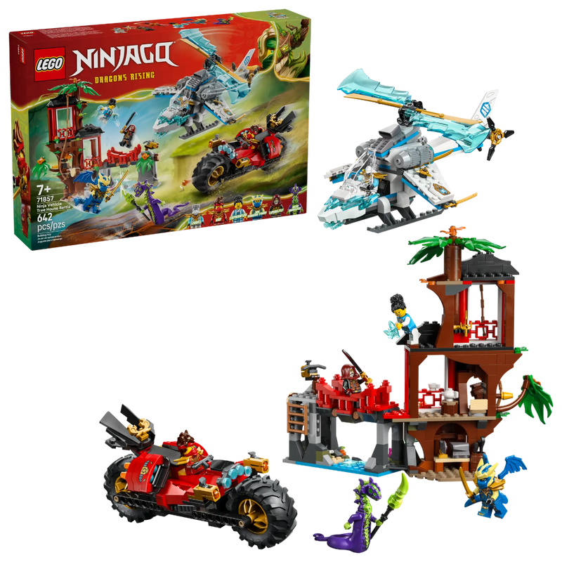 Lego 71857 Ninjago Ninja Vehicle Tree House Battle (642 Pieces)