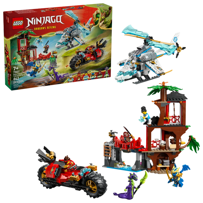 Lego 71857 Ninjago Ninja Vehicle Tree House Battle (642 Pieces)-Construction-LEGO-Toycra