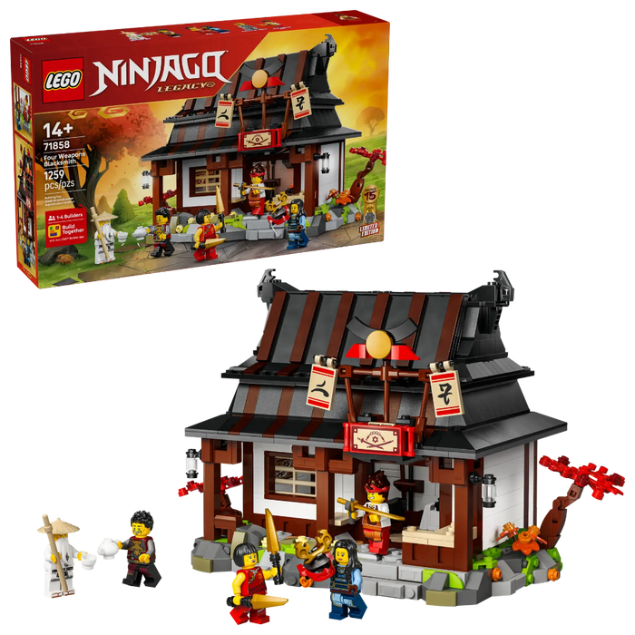 Lego 71858 Ninjago Four Weapons Blacksmith 15th Anniversary (1259 Pieces)-Construction-LEGO-Toycra
