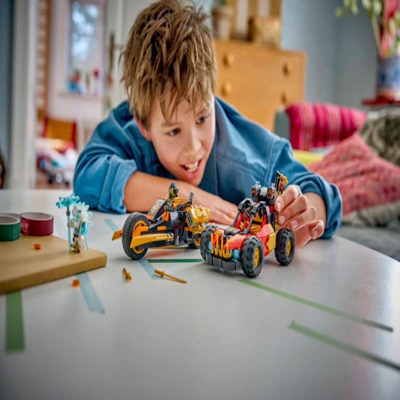 Lego 71864 Ninjago Kai and Cole's Combiner Vehicles (394 Pcs)
