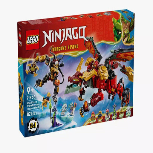 Lego 71868 Ninjago Wyldfyre's Transforming Dragon Mech (821 pcs)