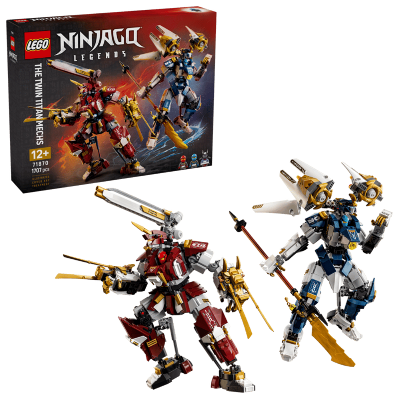 Lego 71870 Ninjago The Twin Titan Mechs (1707 pcs)