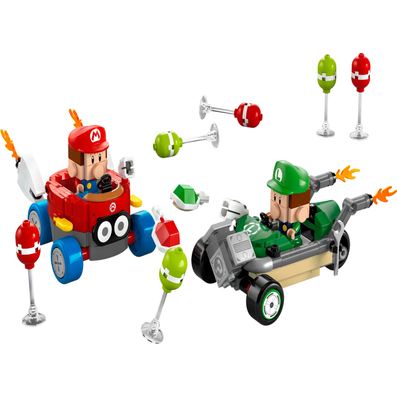 Lego 72034 Super Mario Mario Kart – Baby Mario Vs. Baby Luigi (321 Pieces)