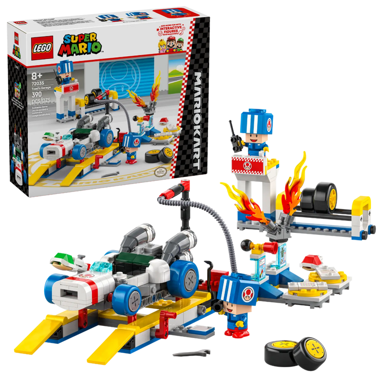 Lego 72035 Super Mario Mario Kart – Toad's Garage (390 Pieces)