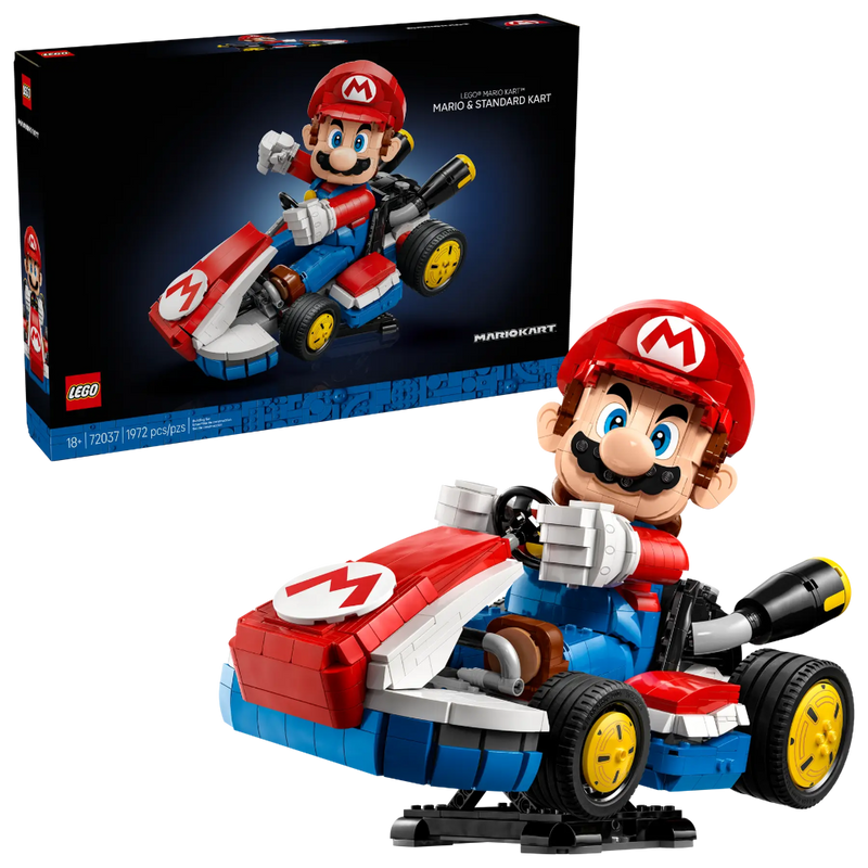 Lego 72037 Super Mario Mario Kart – Mario & Standard Kart (1972 Pieces)
