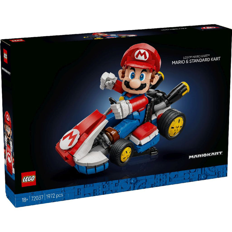 Lego 72037 Super Mario Mario Kart – Mario & Standard Kart (1972 Pieces)