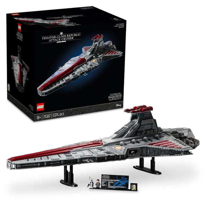 Lego 75367 Star Wars Venator-Class Republic Attack Cruiser (5374 Pieces)
