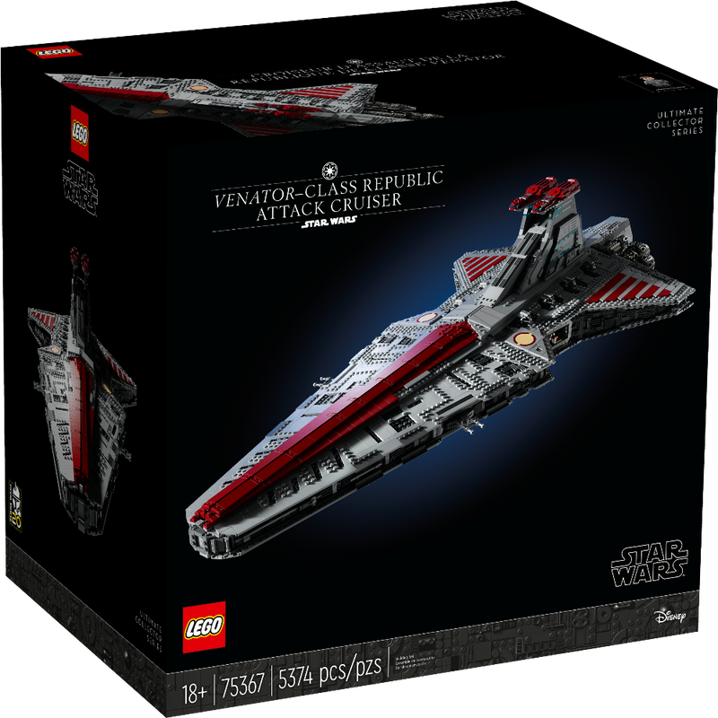 Lego 75367 Star Wars Venator-Class Republic Attack Cruiser (5374 Pieces)