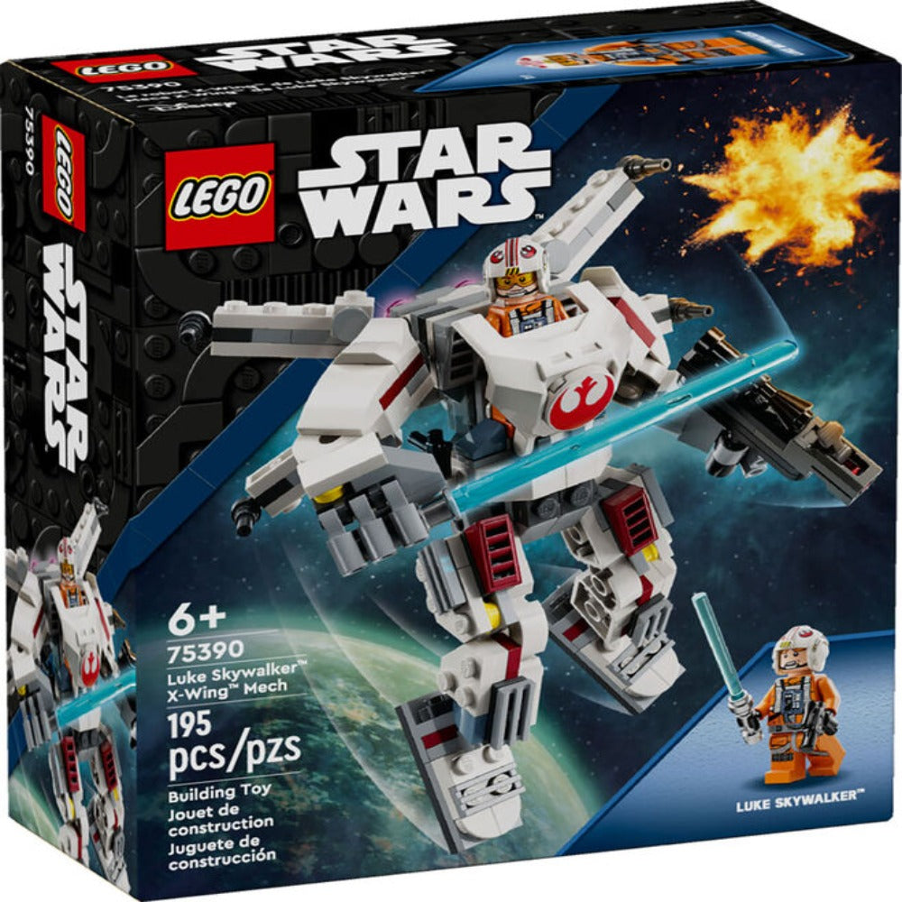 Lego 75390 Star Wars Luke Skywalker X-Wing Mech (195 Pieces)