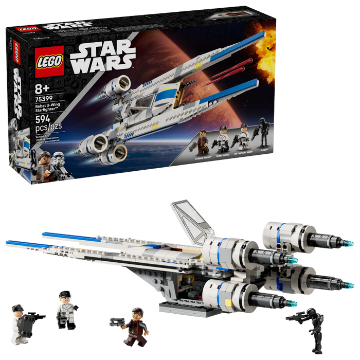 Lego 75399 Star Wars Rebel U-Wing Starfighter (594 Pieces)-Construction-LEGO-Toycra
