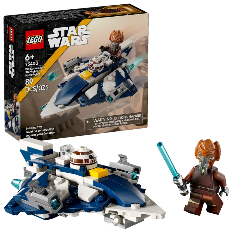 Lego 75400 Star Wars Plo Koon's Jedi Starfighter Microfighter (89 Pieces)
