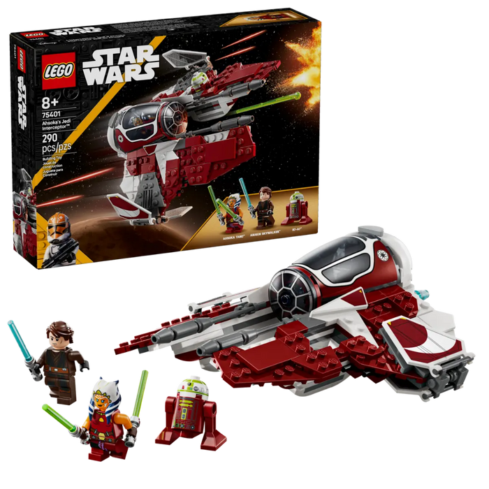 Lego 75401 Star Wars Ahsoka's Jedi Interceptor 290 Pieces